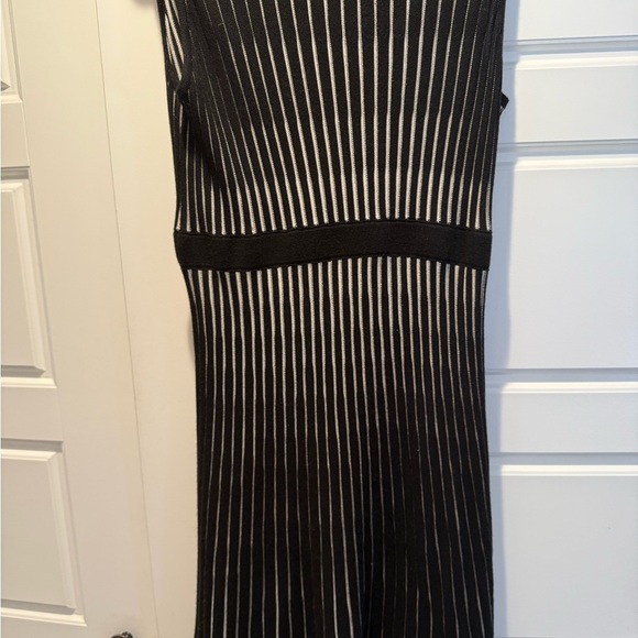 Calvin Klein Black and White Midi Dress - Picture 1 of 6